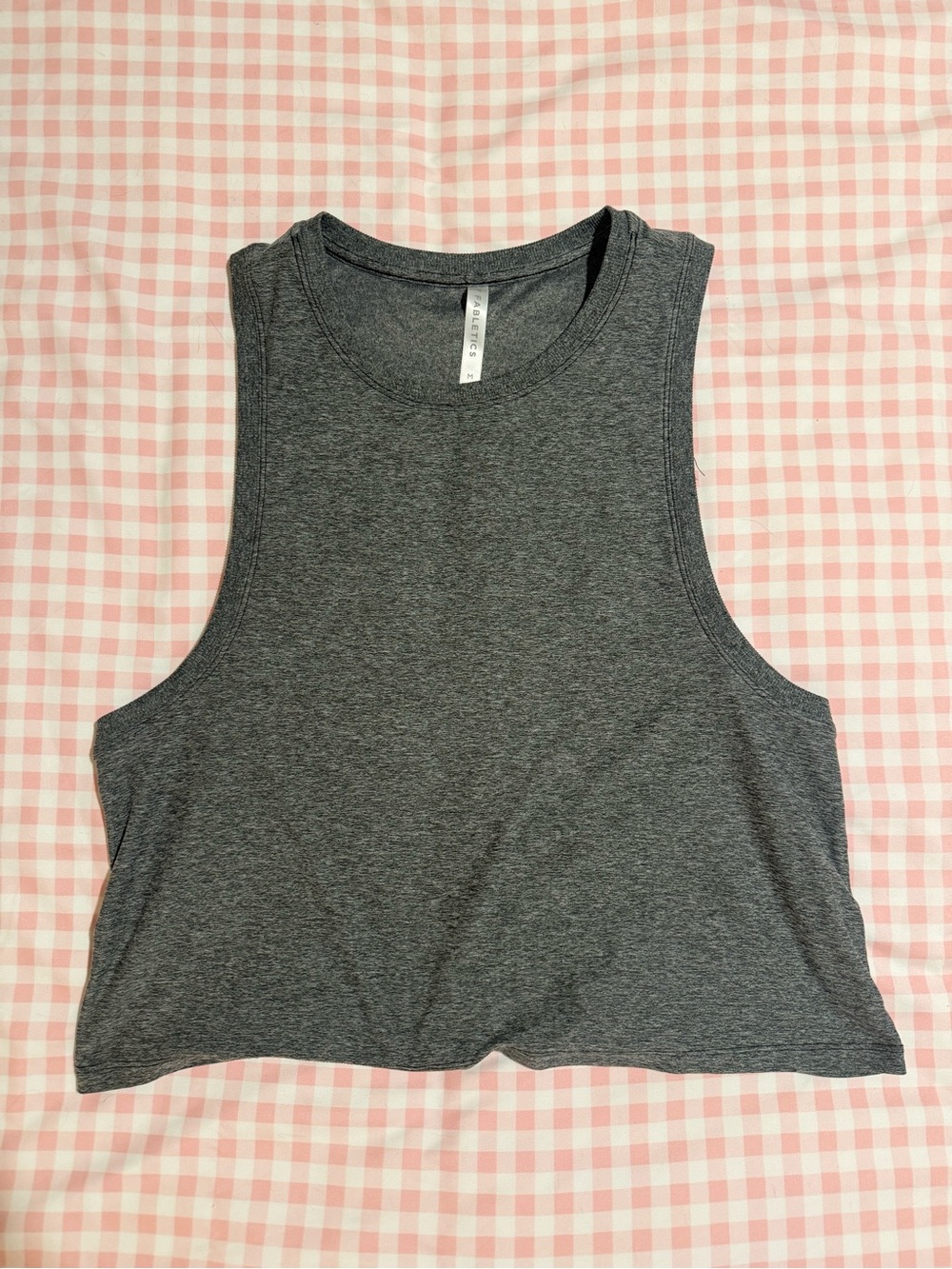 Fabletics Women’s Gray Muscle Tank Top